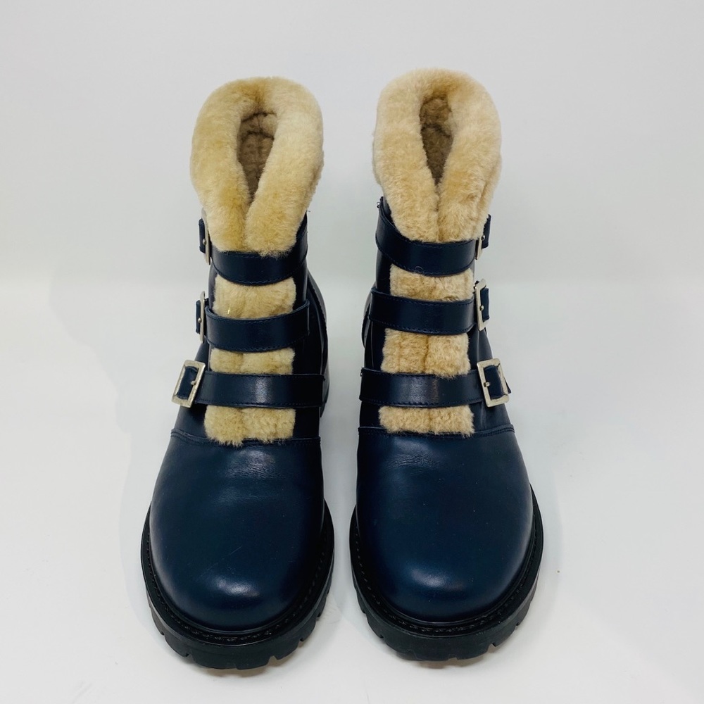 BARNEYS NEW YORK*Leather & Fur Booties US 6.5 $795 - Picture 6 of 8